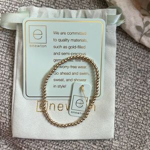 COPY - eNewton classic gold 3mm bead bracelet